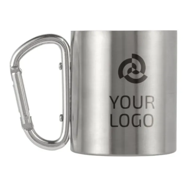  Stainless steel double walled mug Nella