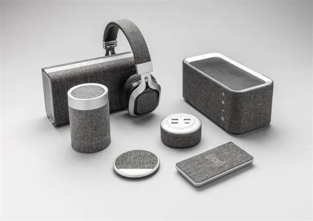  Vogue fabric speaker and powerbank Grey