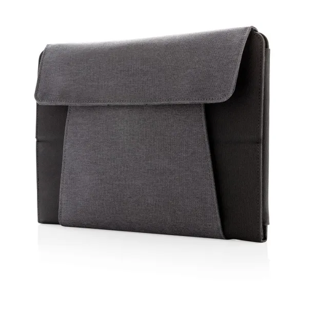  Kyoto 10" tablet portfolio with wireless charging Black