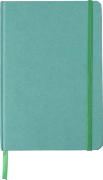 Evangeline Recycled carton notebook (A5)  Zelena