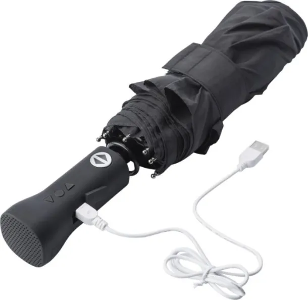  Pongee (190T) umbrella with speaker Amisha