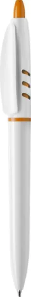 STILOLINEA S30 plastic ballpen - Stilolinea Bijela Narančasta