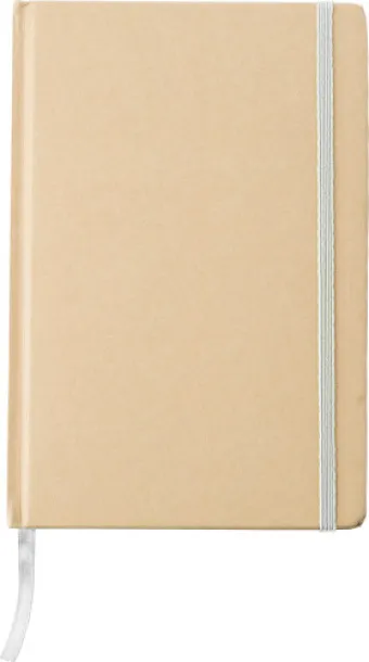 Gianni Recycled paper notebook (A5)  Bijela