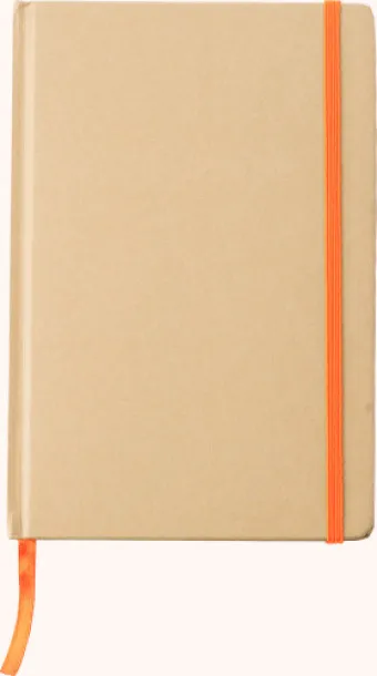 Gianni Recycled paper notebook (A5)  orange