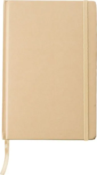 Gianni Recycled paper notebook (A5)  khaki