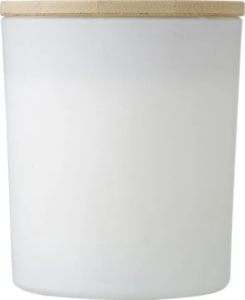 Josiah Glass candle  Bijela