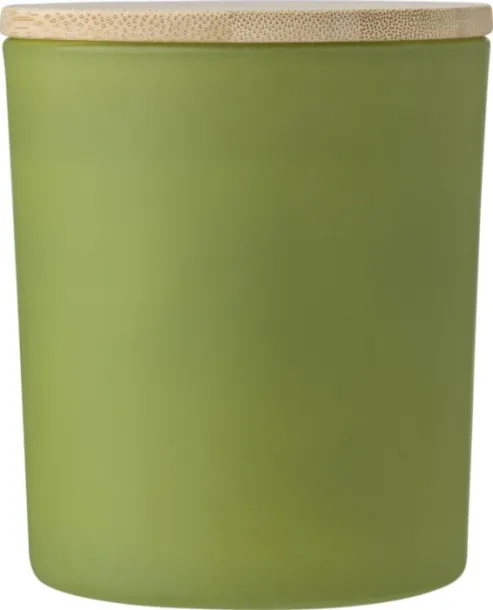 Josiah Glass candle  green