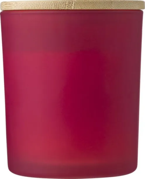 Josiah Glass candle  Crvena