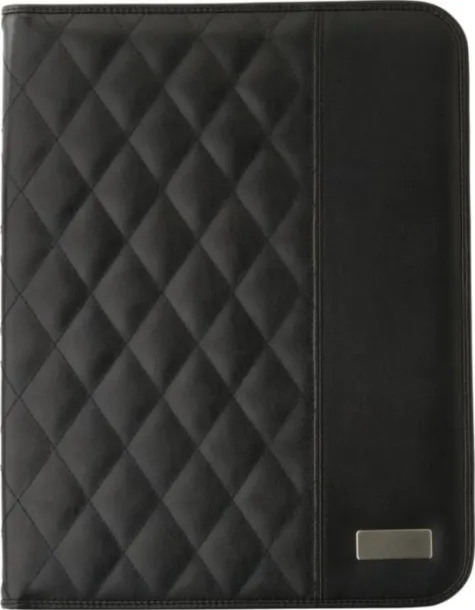 GITTA PU padded portfolio black