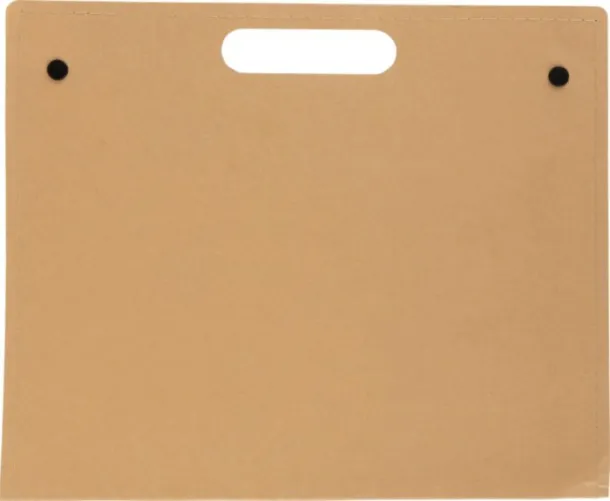 KEISHA Cardboard writing folder brown