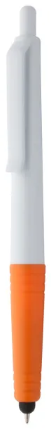 Touge touch ballpoint pen Orange White