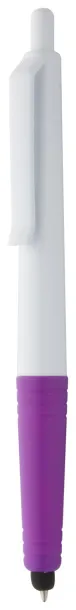 Touge touch ballpoint pen Purple White