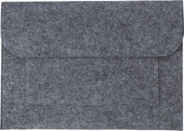 RILEY rPET felt document bag grey