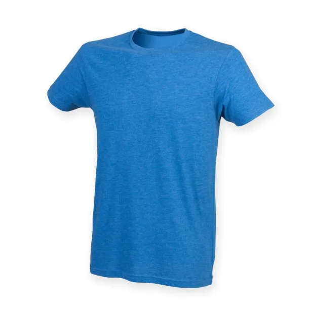  Muška majica kratkih rukava - Skinnifit Blue Triblend
