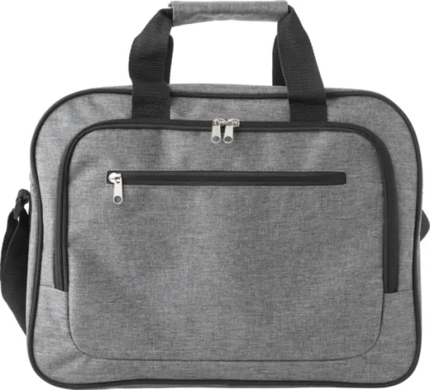 Isolde Polyester (300D) laptop bag  Siva