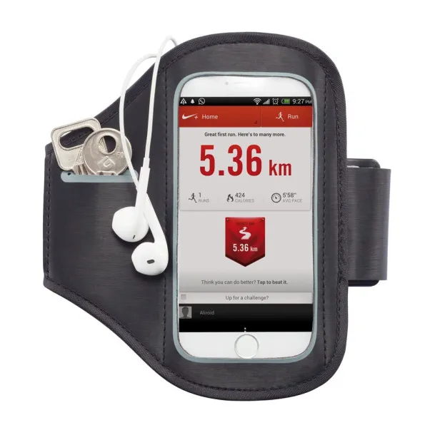  Universal phone sport armband Black Grey