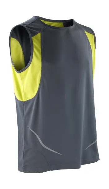  Unisex Athletic Vest - Spiro Siva Limeta