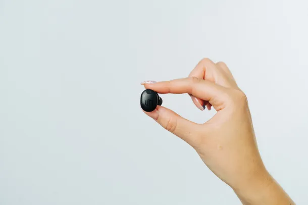 Lakewood RCS recycled and repairable wireless earbuds - Urban Vitamin Black 