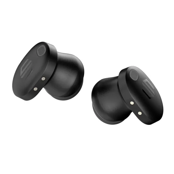 Lakewood RCS recycled and repairable wireless earbuds - Urban Vitamin Black 