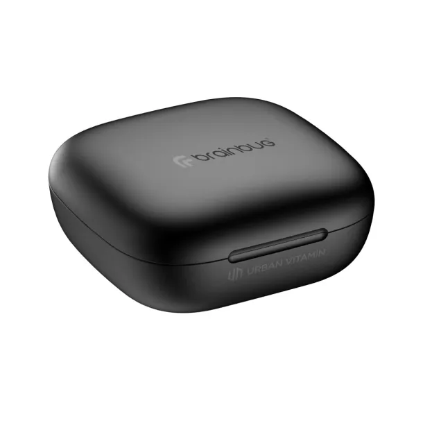 Lakewood RCS recycled and repairable wireless earbuds - Urban Vitamin Black 