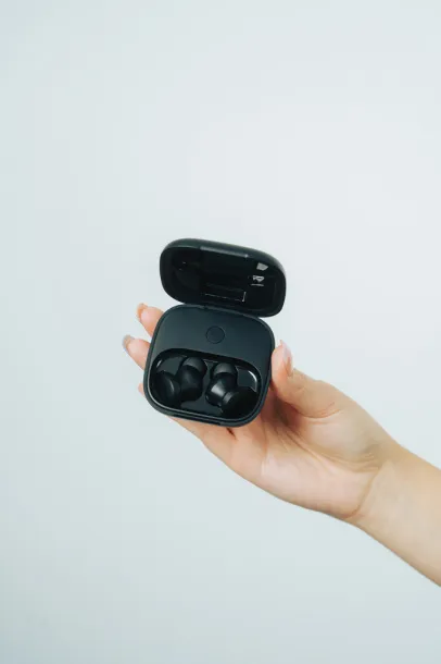 Lakewood RCS recycled and repairable wireless earbuds - Urban Vitamin Black 