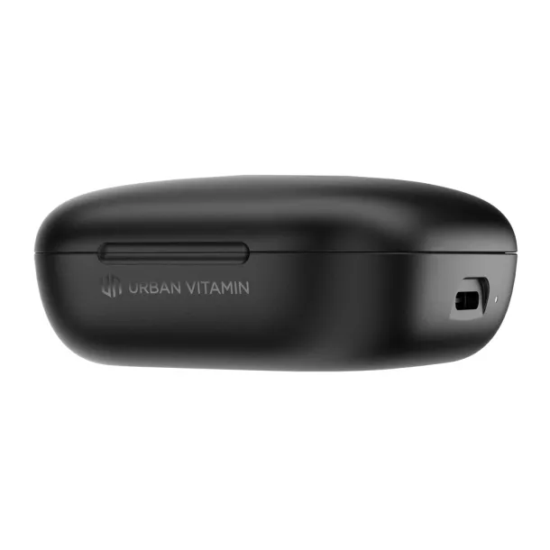 Lakewood RCS recycled and repairable wireless earbuds - Urban Vitamin Black 