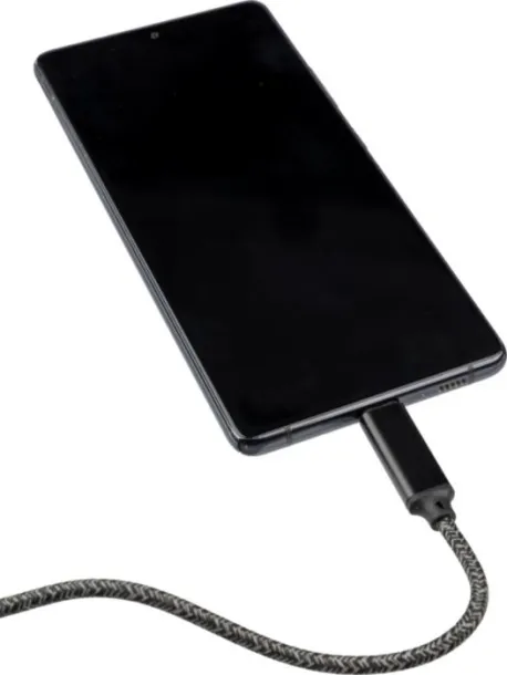 Claudia Nylon fabric charging cable 65W 