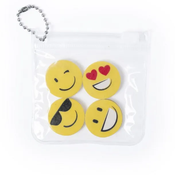  Set gumica za brisanje yellow