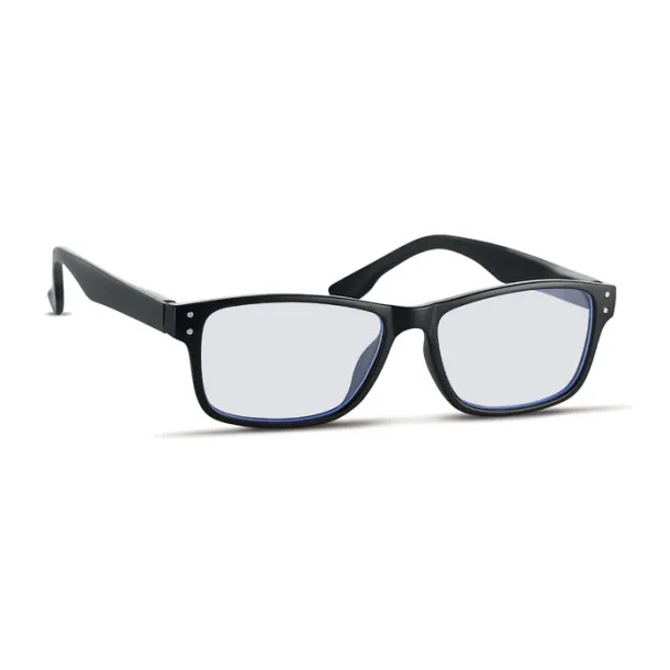 BLUEGLASS Blue Blocker Glasses w/ pouch Black