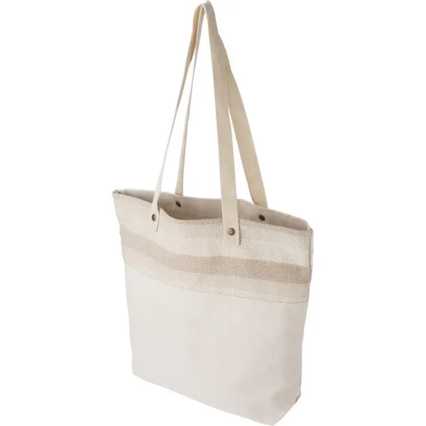  Cotton shopping bag, cotton 380 g/m2 brown