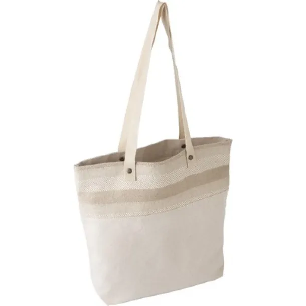  Cotton shopping bag, cotton 380 g/m2 brown