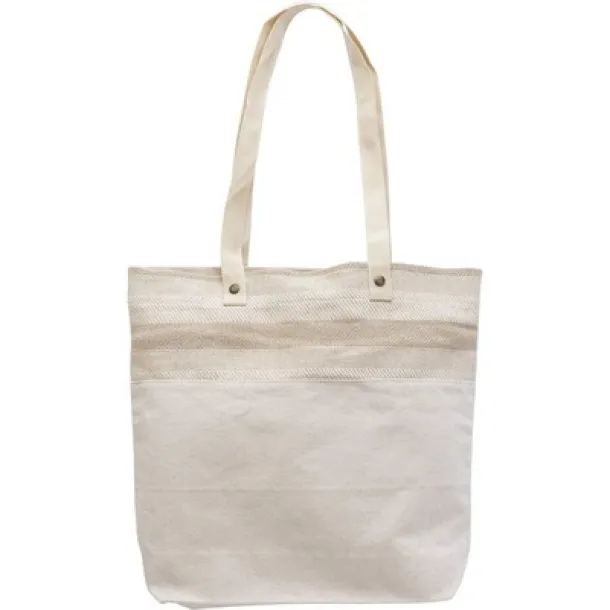  Cotton shopping bag, cotton 380 g/m2 brown