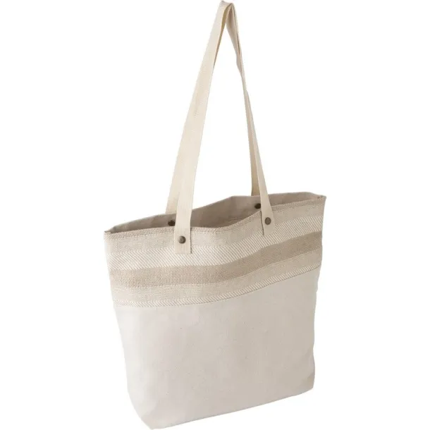  Cotton shopping bag, cotton 380 g/m2 brown