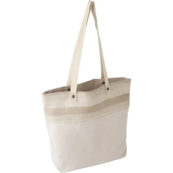  Cotton shopping bag, cotton 380 g/m2 brown