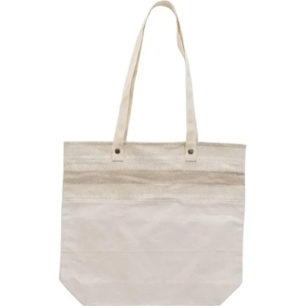  Cotton shopping bag, cotton 380 g/m2 brown