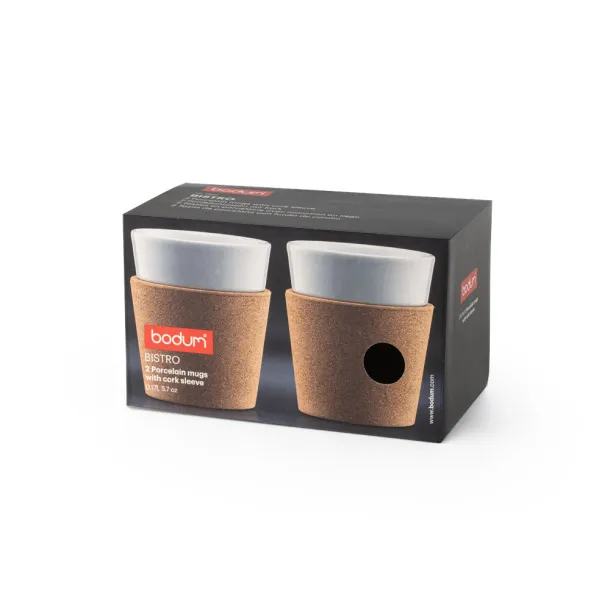 BISTRO 170 Set 2 porculanske šalice, 170 ml