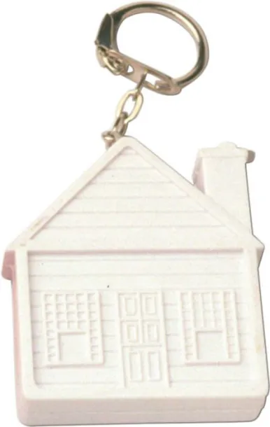 DANE ABS key holder tape measure white