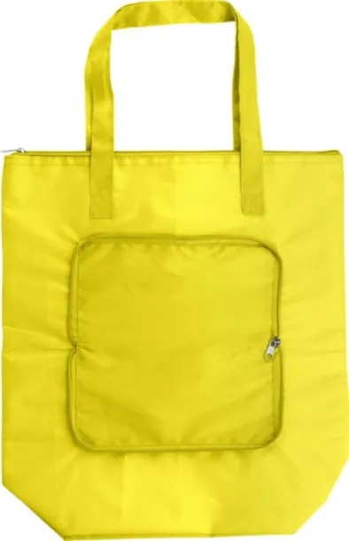 Hal Polyester (210T) cooler bag yellow