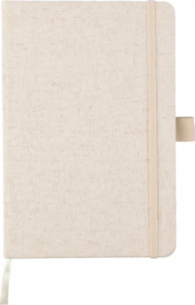 BARBARA Hemp notebook A5 khaki