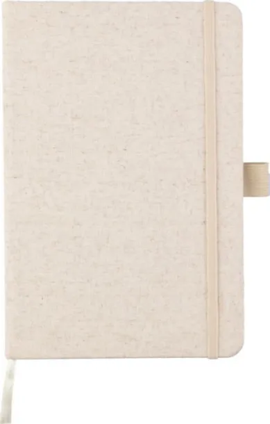 BARBARA Hemp notebook A5 khaki