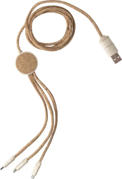 Gemma charging cable  brown