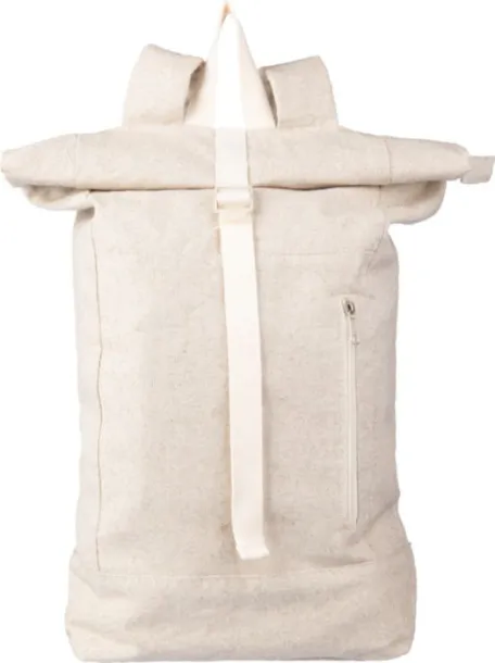 MARGARETE Hemp (280 gr/m2) roll-top backpack