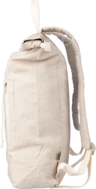 MARGARETE Hemp (280 gr/m2) roll-top backpack