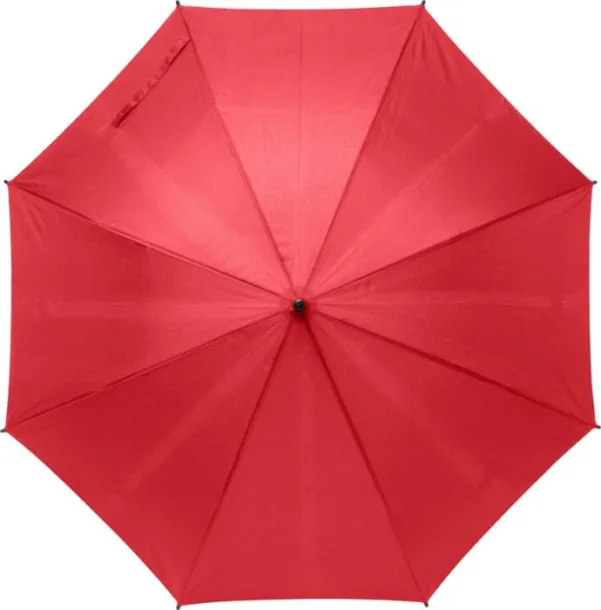  rPET pongee (190T) umbrella Frida red