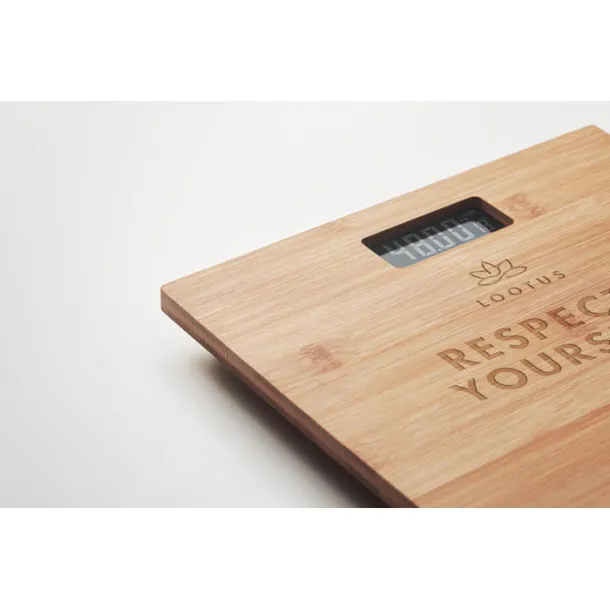 PESA SCALE Bamboo bathroom scale Wood