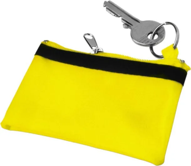  Nylon (70D) key wallet Sheridan yellow