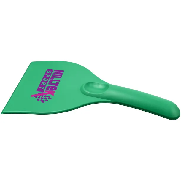 Artur curved plastic ice scraper Green