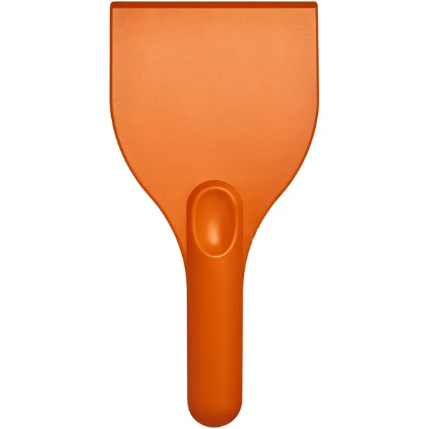Artur curved plastic ice scraper Orange