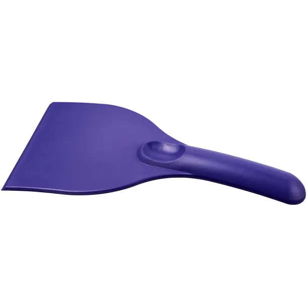 Artur curved plastic ice scraper Purple