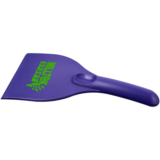 Artur curved plastic ice scraper Purple